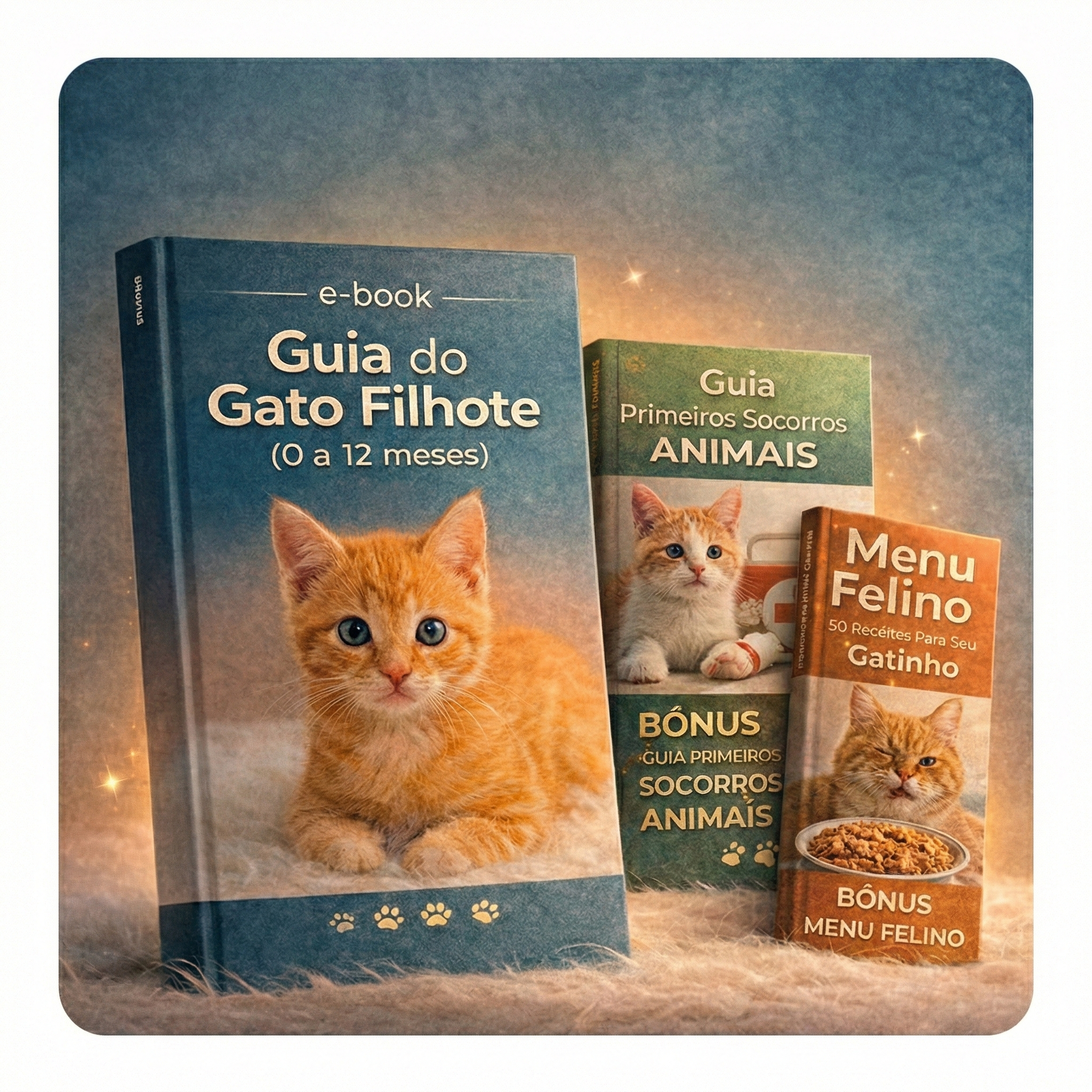 Mockup do Guia do Gato Filhote